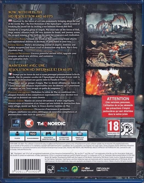 Darksiders - Warmastered Edition - PS4 (B Grade) (Genbrug)